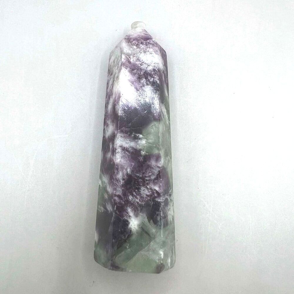 Snowflake/Feather Fluorite Point
